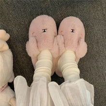 Load image into Gallery viewer, Women Comfort Plush Bear Slippers