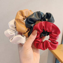 Load image into Gallery viewer, Leather Scrunchies