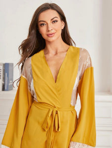 Mustard Luxurious Robe