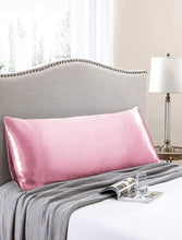 Load image into Gallery viewer, Silk Pink Long Pillowcase