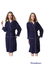 Load image into Gallery viewer, Hotel Bathrobe Blue
