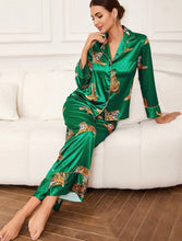 Load image into Gallery viewer, Roar Elegant Silk Pjs