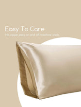 Load image into Gallery viewer, Khaki Silk Long Pillowcase