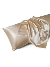 Load image into Gallery viewer, Khaki Silk Long Pillowcase
