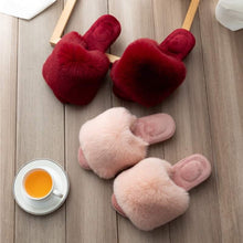 Load image into Gallery viewer, Fur Pom Pom Fluffy Slippers