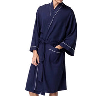 Load image into Gallery viewer, Hotel Bathrobe Blue