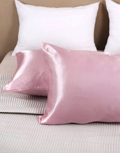Load image into Gallery viewer, Premium Satin Pink Pillowcase (2pcs)