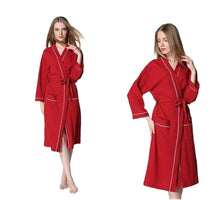Load image into Gallery viewer, Hotel Bathrobe Red