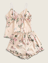Load image into Gallery viewer, Floral Cami Ruffled Hem Shorts