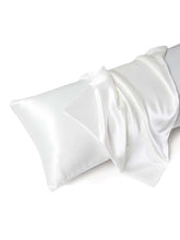 Load image into Gallery viewer, Silk White Long Pillowcase