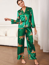 Load image into Gallery viewer, Roar Elegant Silk Pjs