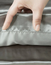 Load image into Gallery viewer, Premium Satin Gray Pillowcase (2pcs)
