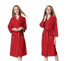 Load image into Gallery viewer, Hotel Bathrobe Red