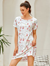 Load image into Gallery viewer, Taylor Floral Short Sleeve Night Dress
