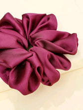 Load image into Gallery viewer, Plain Pleated Big Scrunchie
