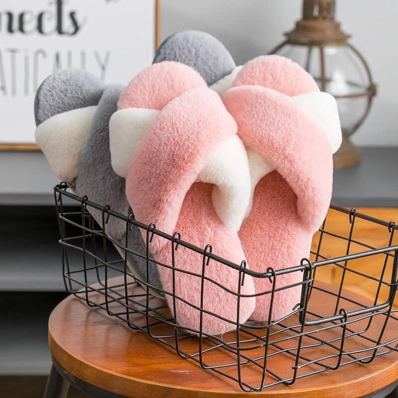 Faux Fur Warm Slippers