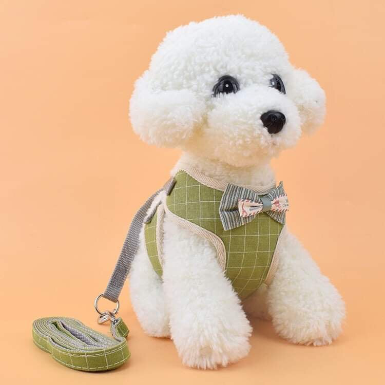 Dog Clothing Bow Tie with Line, Dog Rope