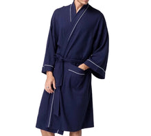 Load image into Gallery viewer, Hotel Bathrobe Blue
