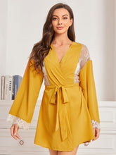 Load image into Gallery viewer, Mustard Luxurious Robe
