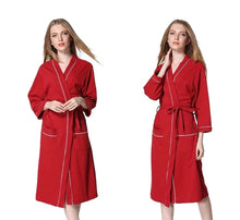Load image into Gallery viewer, Hotel Bathrobe Red
